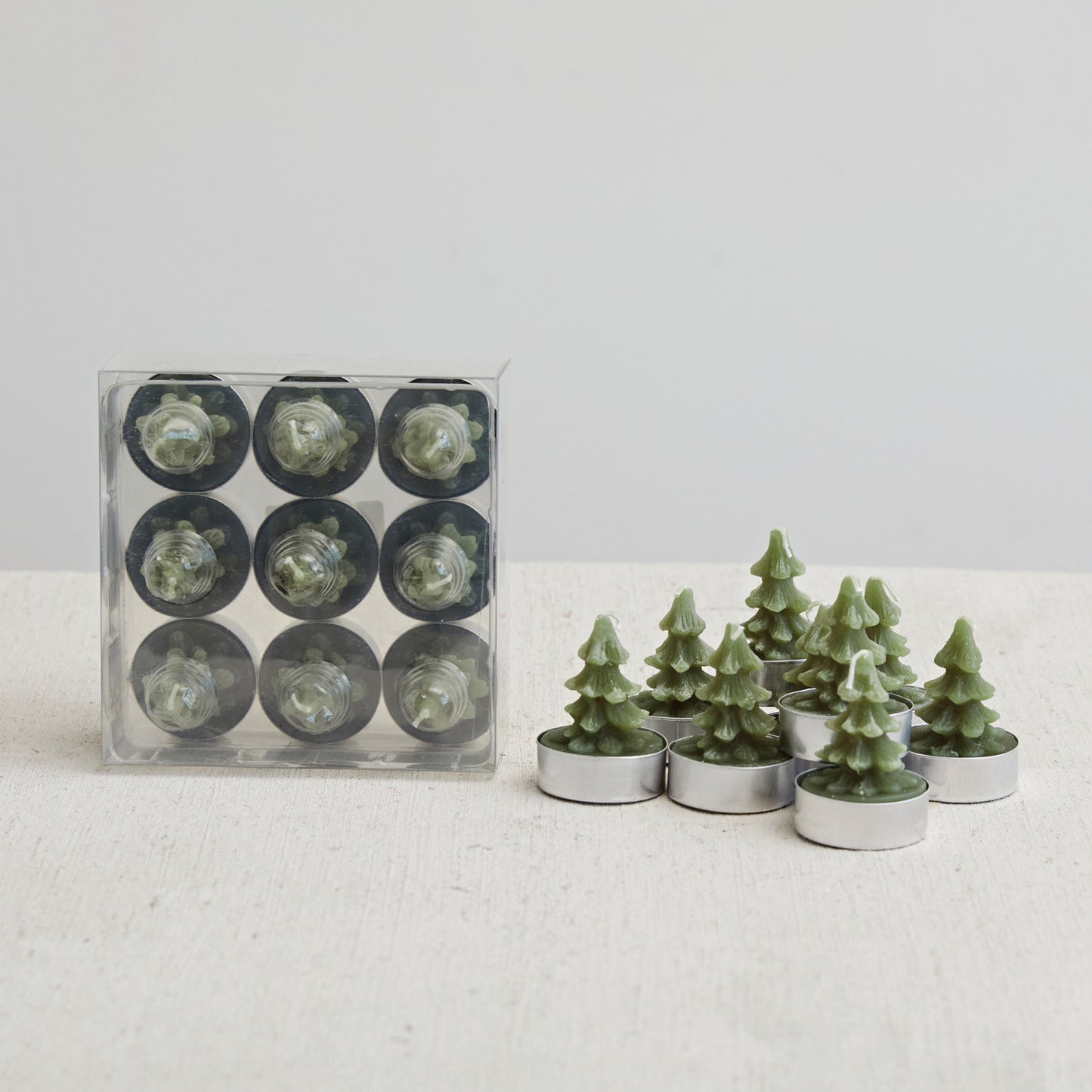 Unscented Tree Tea Lights, set of 9