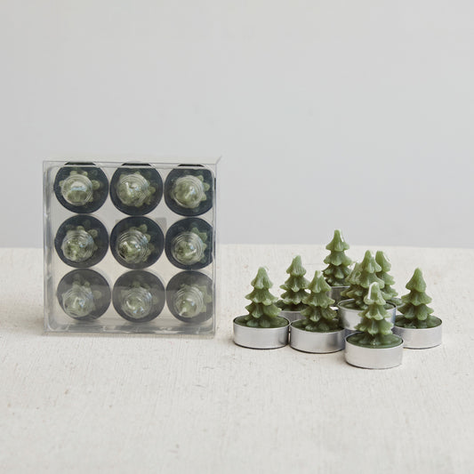 Unscented Tree Tea Lights, set of 9