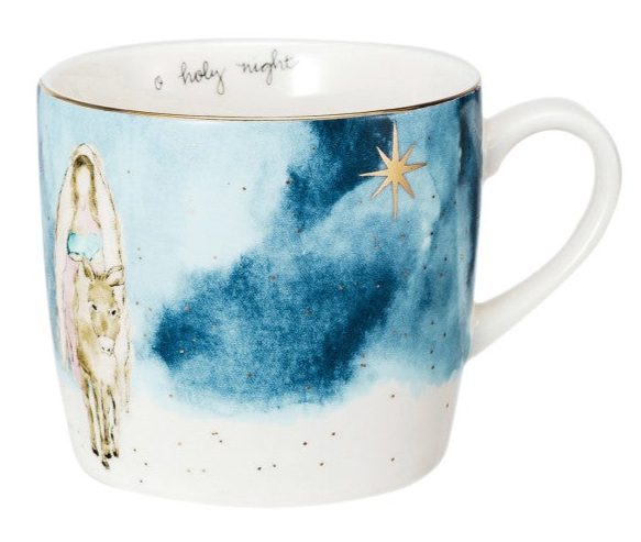 Nativity Stoneware Mugs | 16 oz