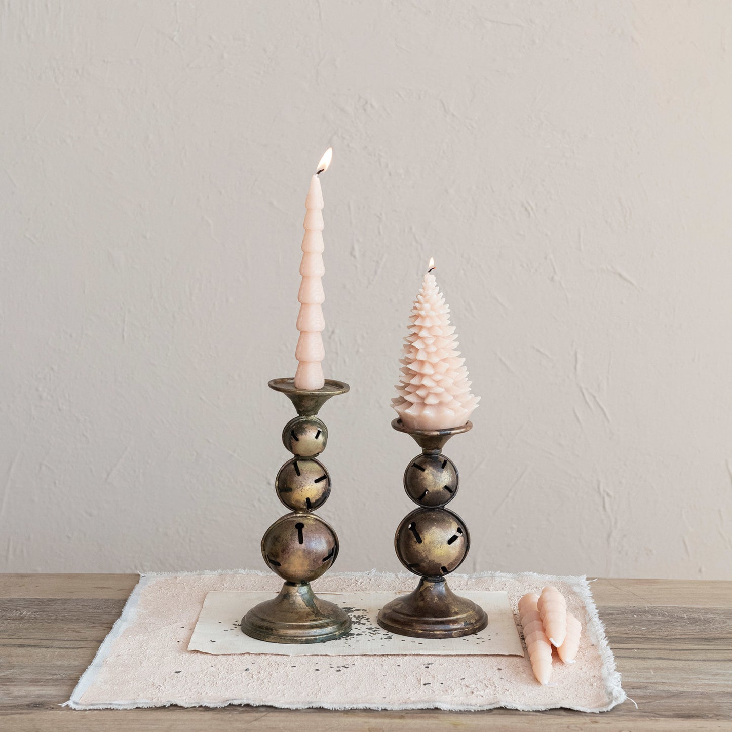 Jingle Bell Candle Holder | Metal