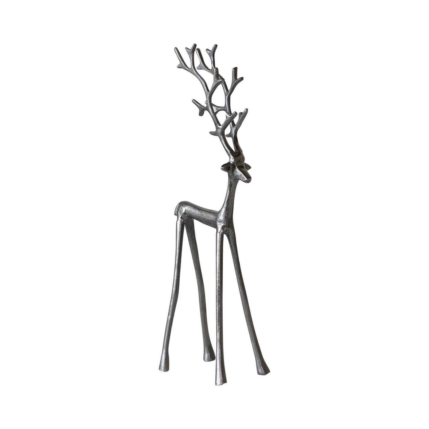 Cast Aluminum Reindeer | Gunmetal