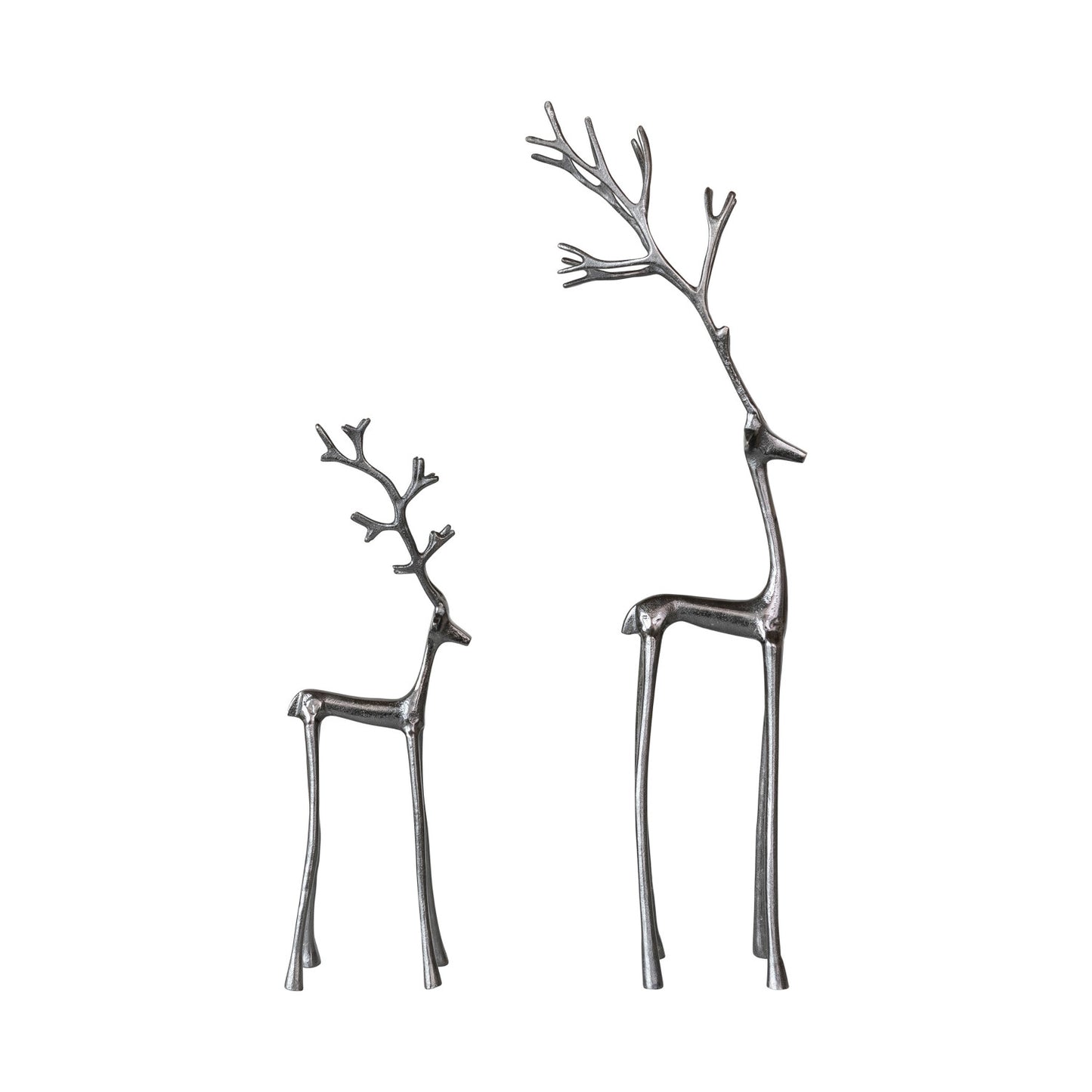 Cast Aluminum Reindeer | Gunmetal