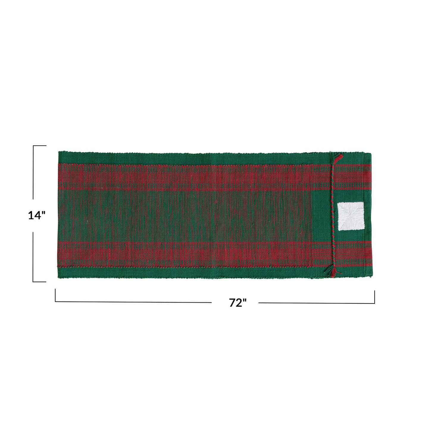 Plaid Christmas Table Runner