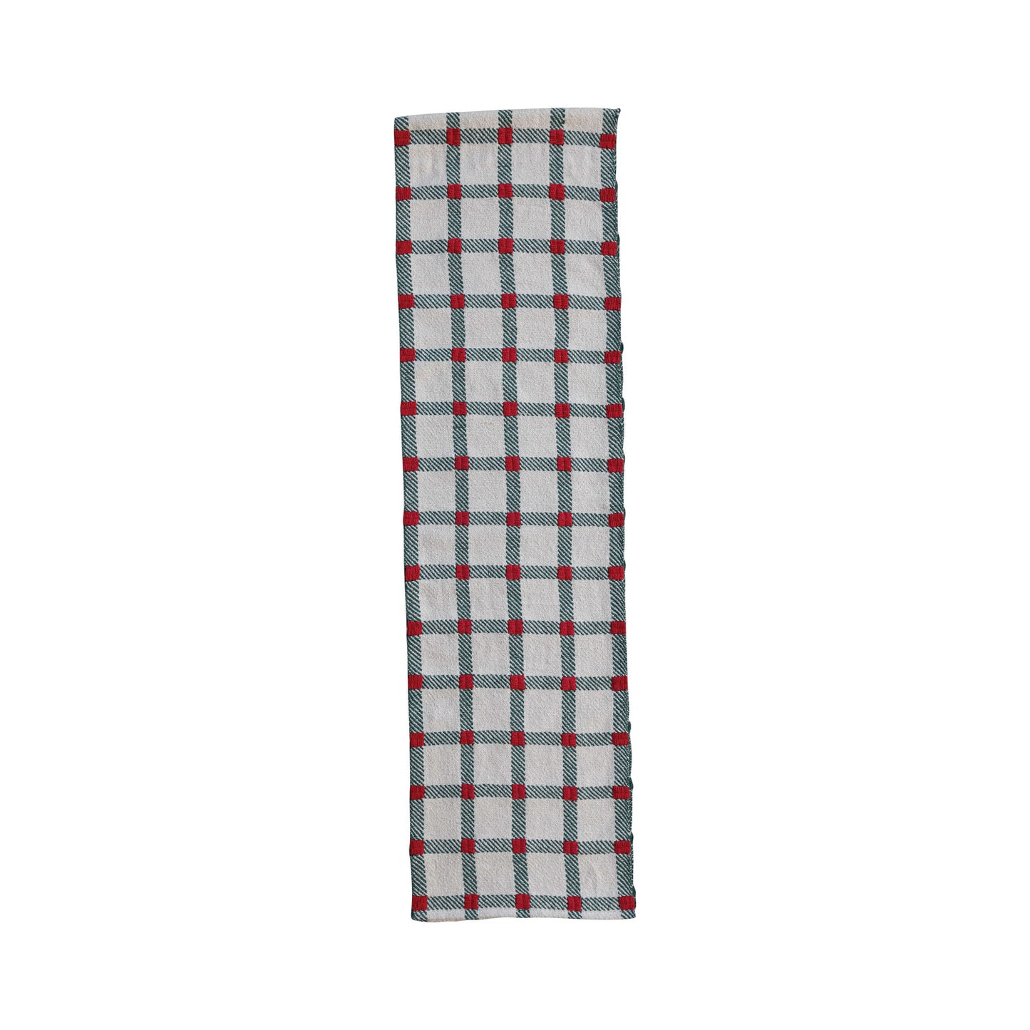 Plaid Christmas Table Runner