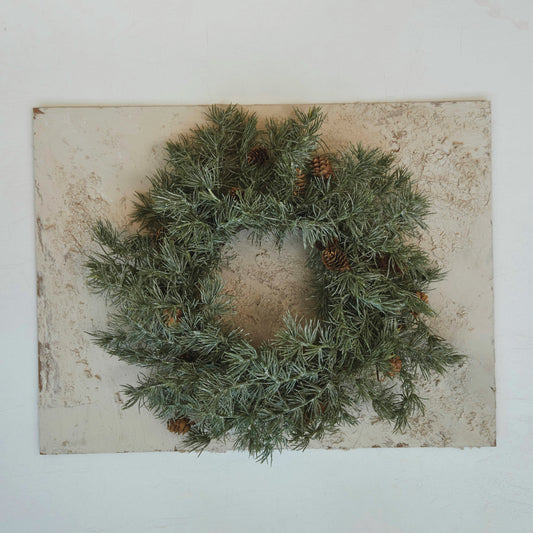 Faux Juniper & Pine Wreath | 30"