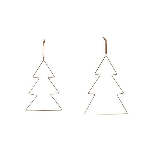 Hanging Metal Trees | Set of 2