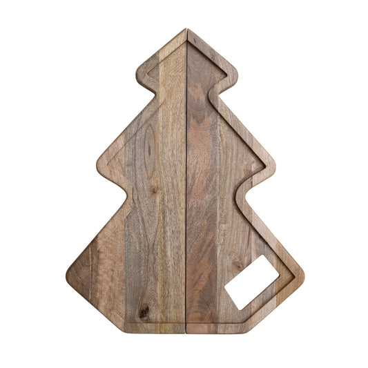 Folding Wood Tree Shaped Board