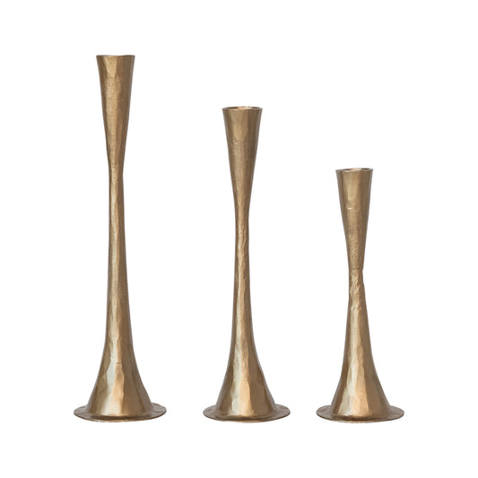 Hand-Forged Cast Iron Taper Holder