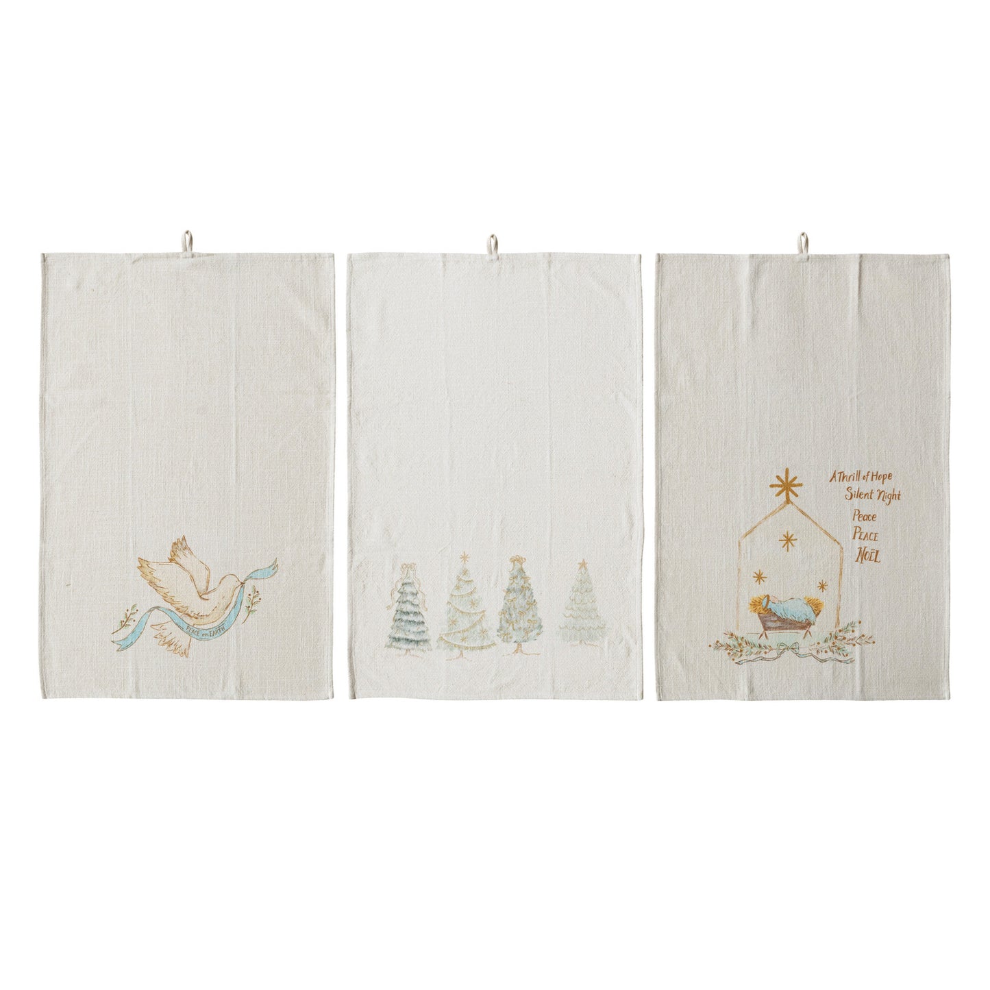 Holiday Printed Tea Towel