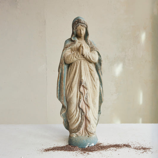 Vintage Magnesia Virgin Mary Statue