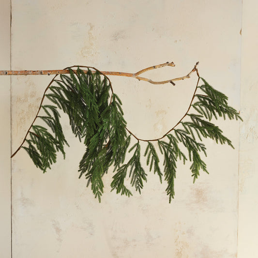 Faux Cypress Hanging Garland | 72"L
