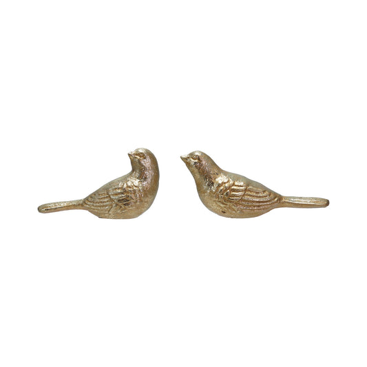 Gold Cast Iron Bird