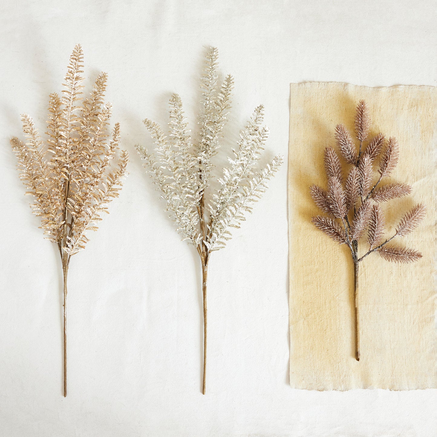 Faux Pine Glitter Spray