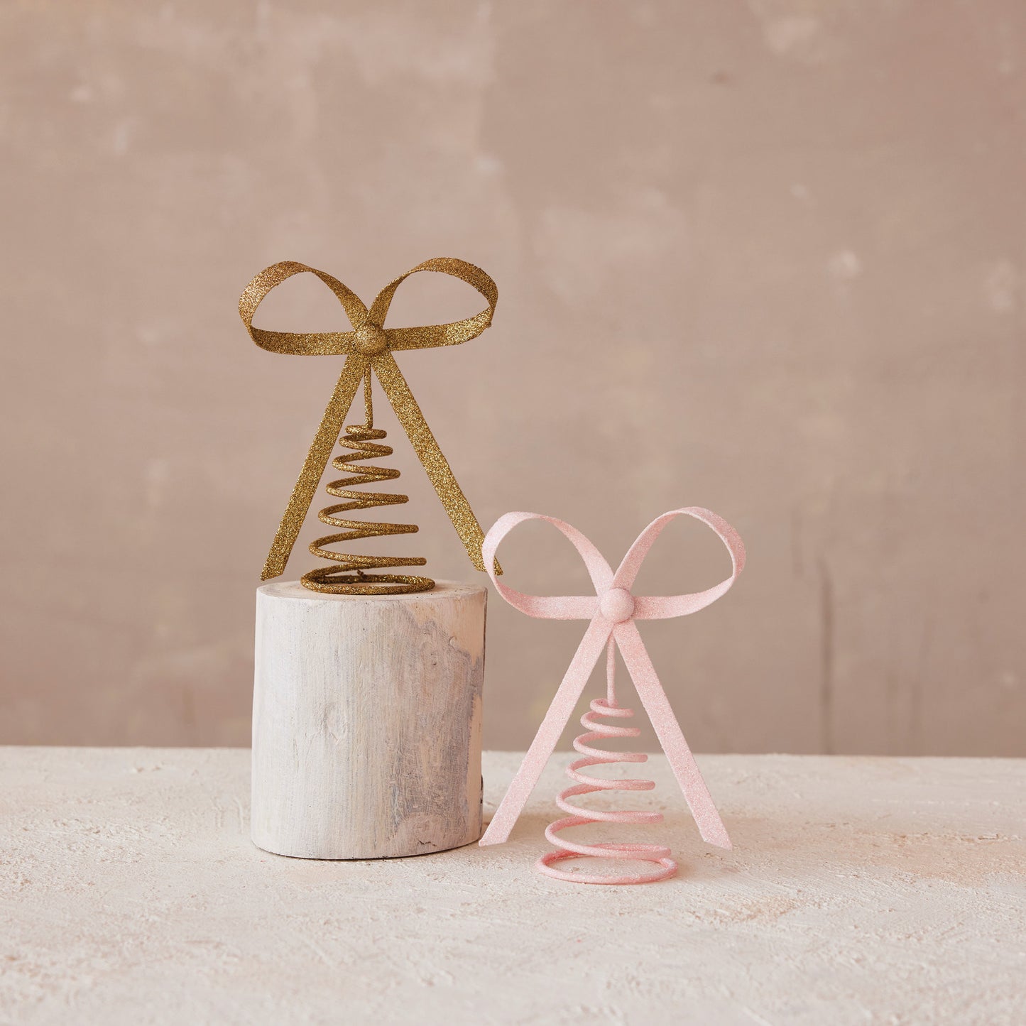 Gold Bow Tree Topper