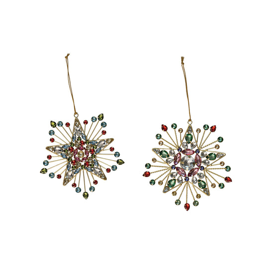 6" Jeweled Star Ornament