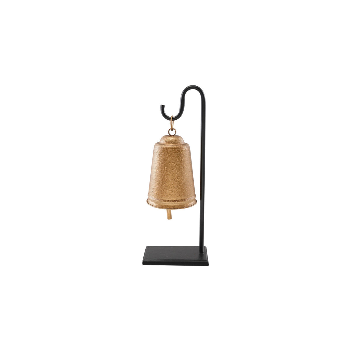Antique Gold Metal Bell Stand