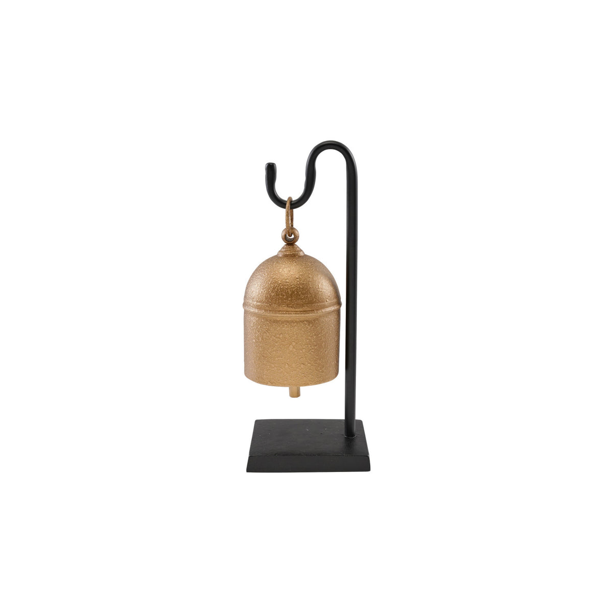 Antique Gold Metal Bell Stand