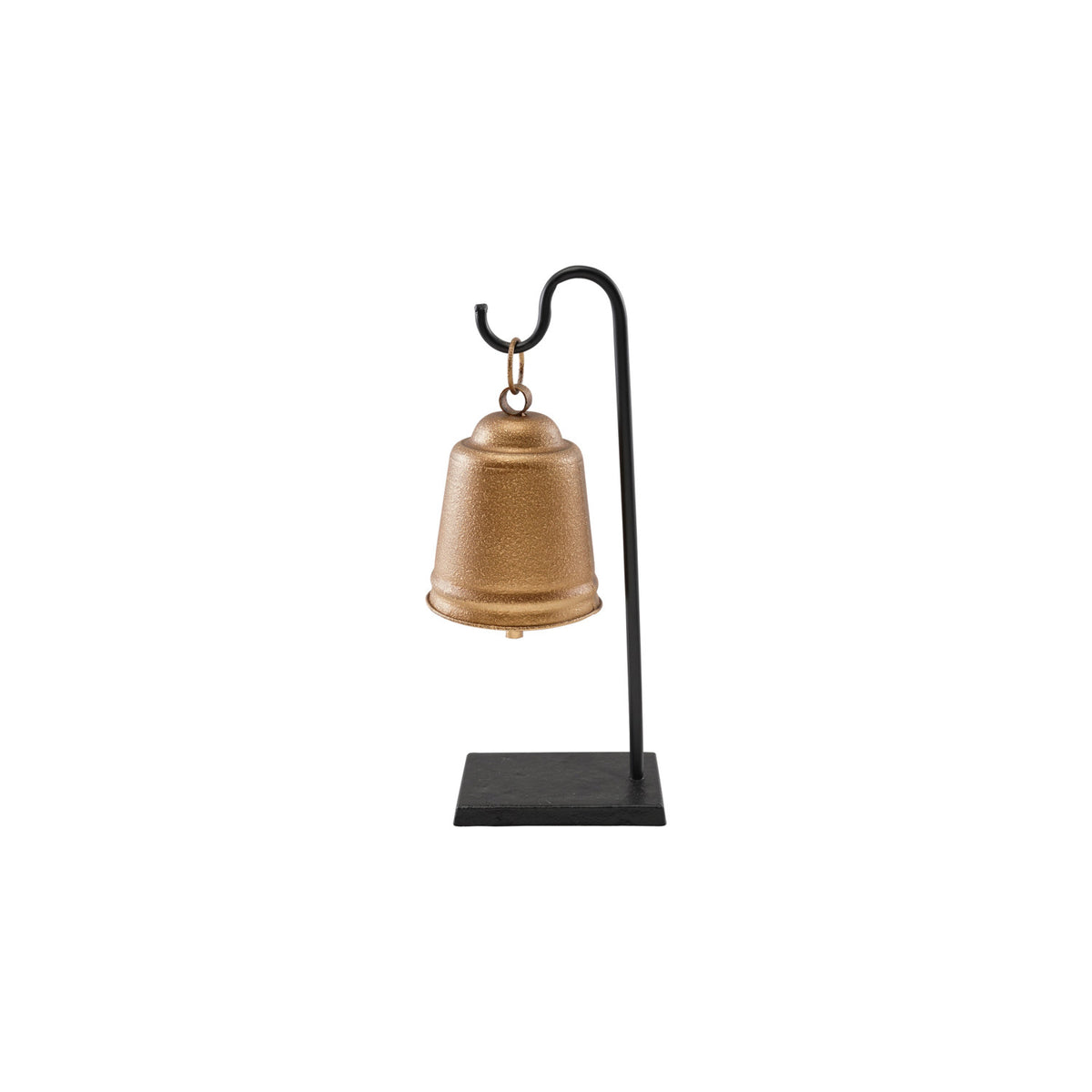 Antique Gold Metal Bell Stand