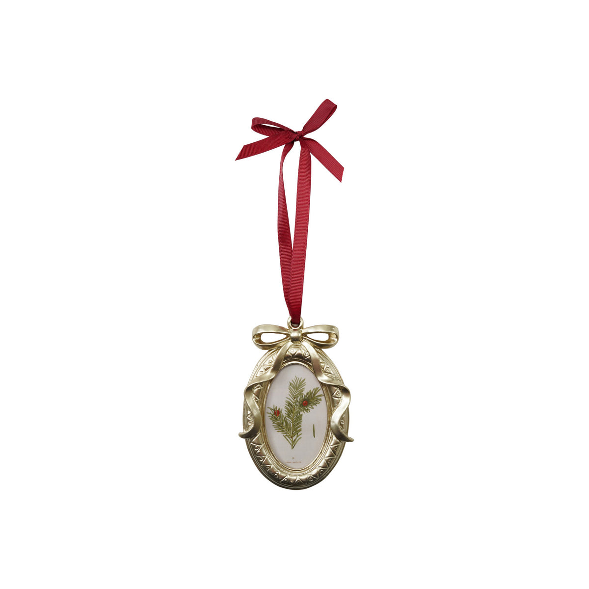 Vintage Gold Photo Frame Ornament