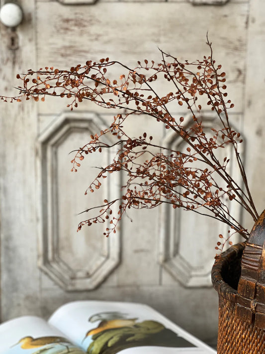 Rust Churlish Leaves Spray