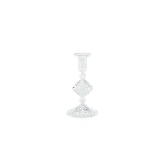 Clear Glass Taper Holder