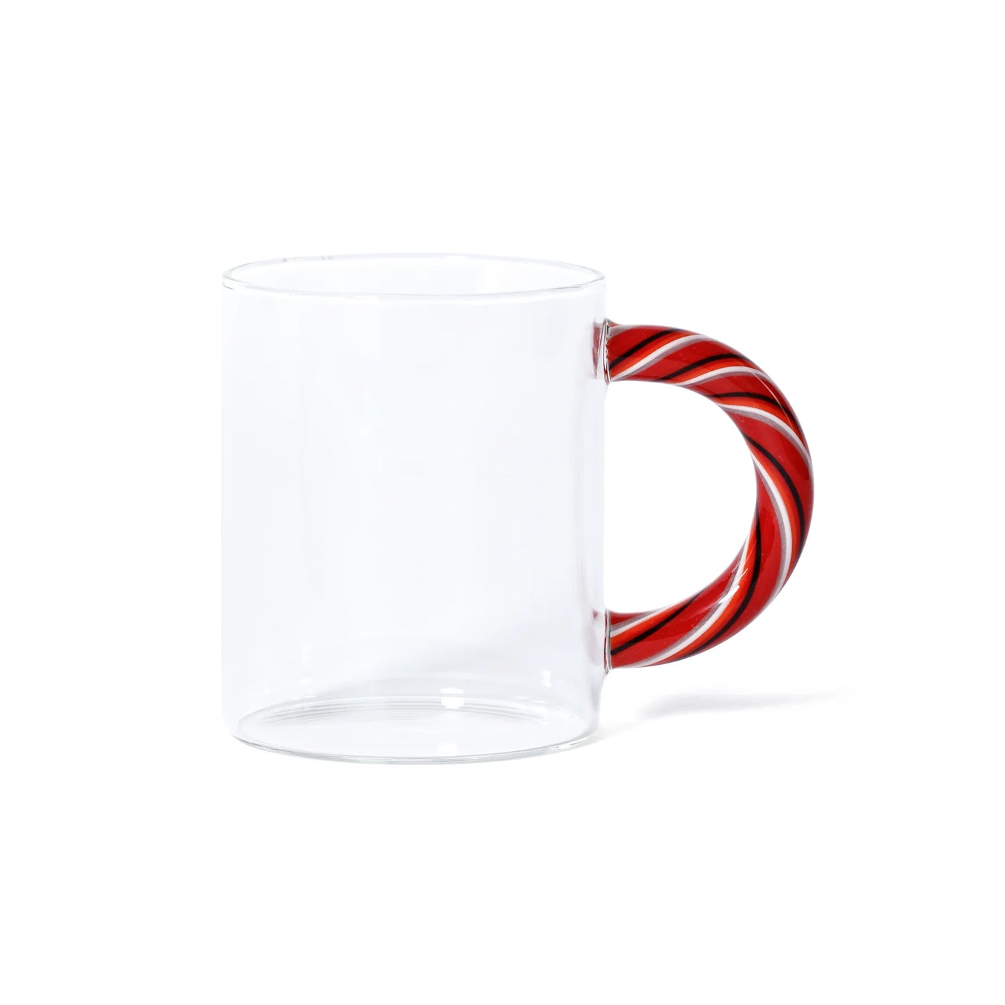 Glass Holiday Mug