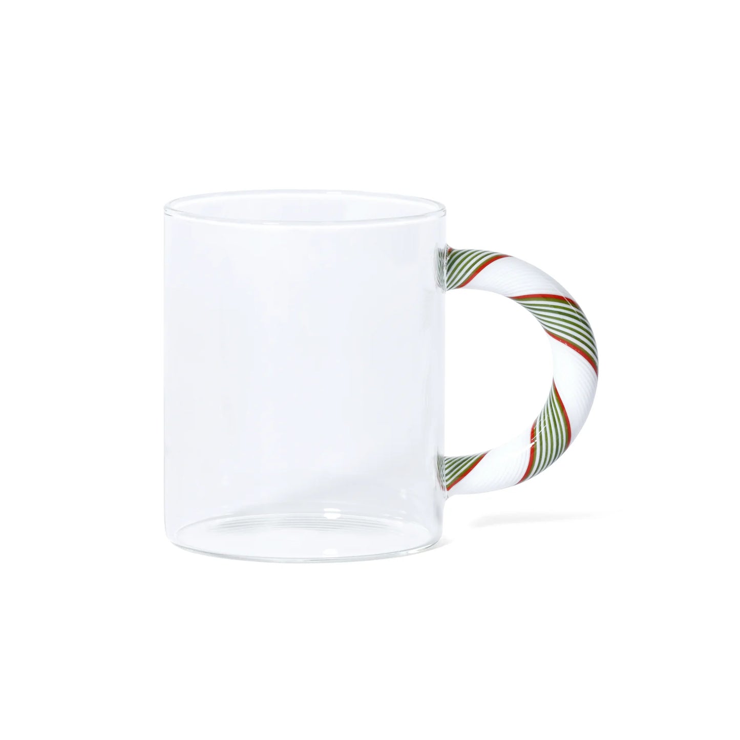 Glass Holiday Mug