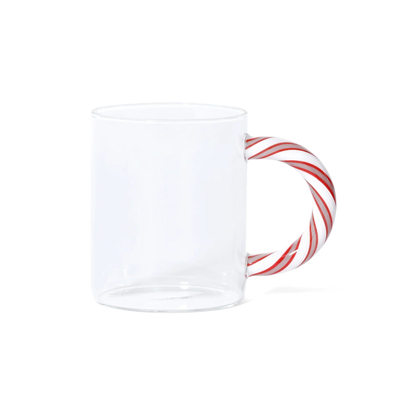 Glass Holiday Mug