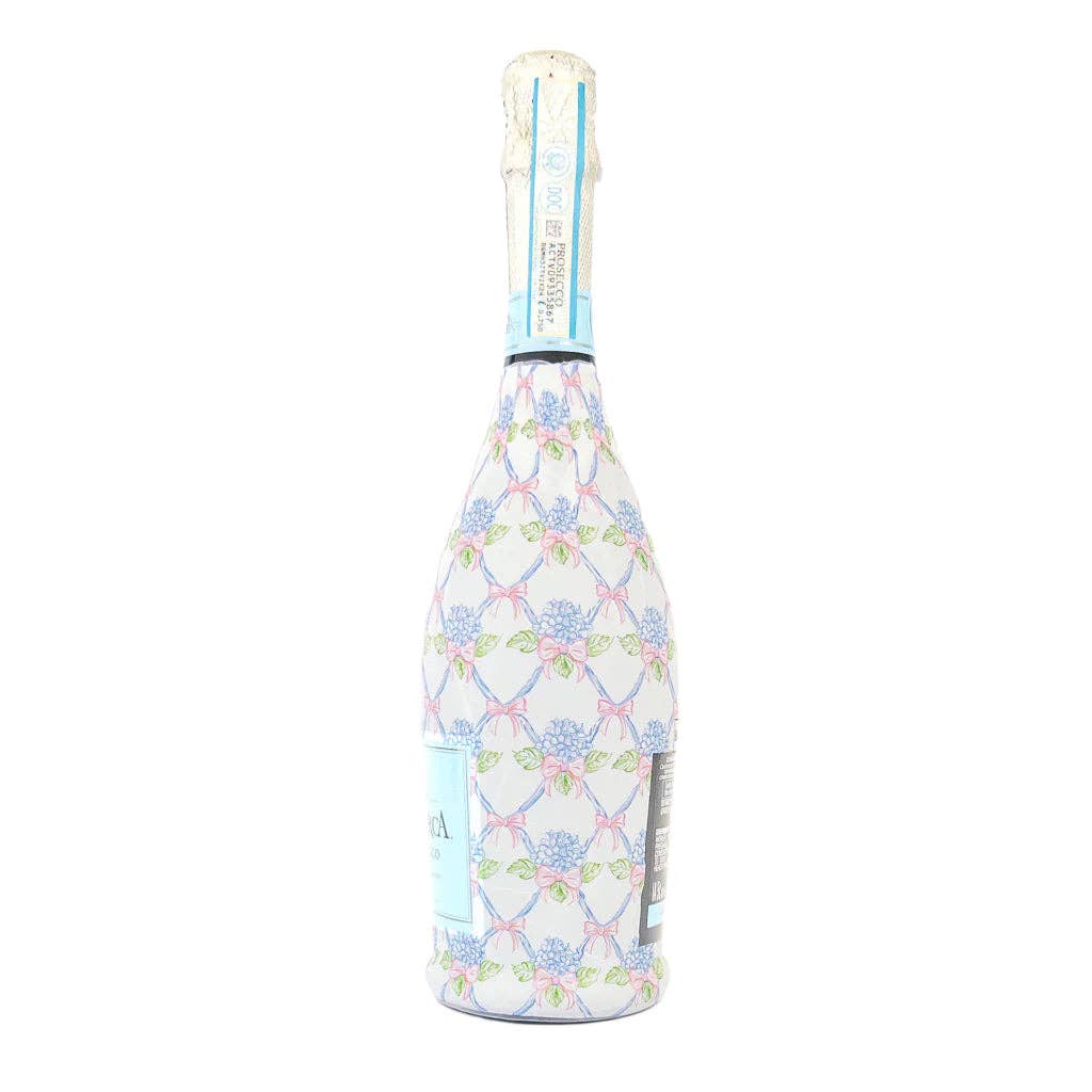 Beau Bottles Wrap | Hydrangea Lattice