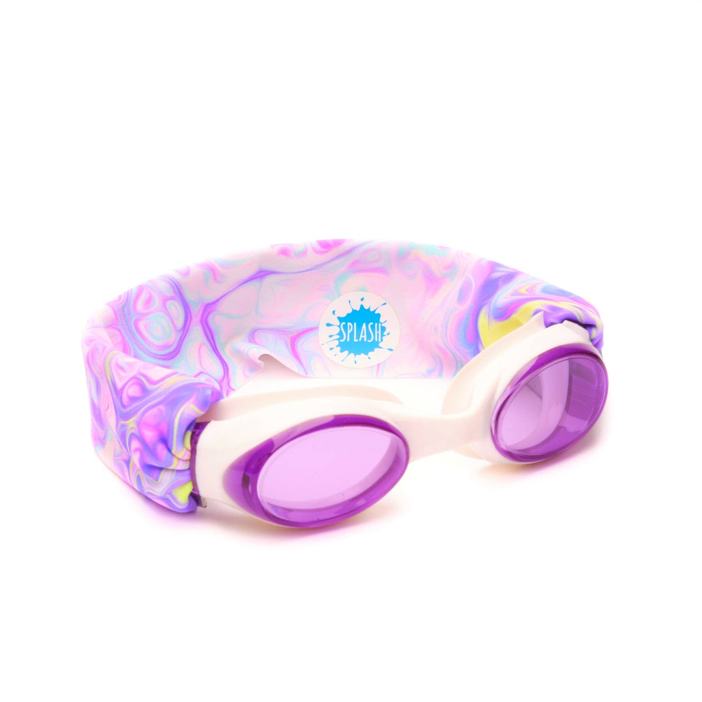 Splash Place Swim Goggles | Pastel Swirl