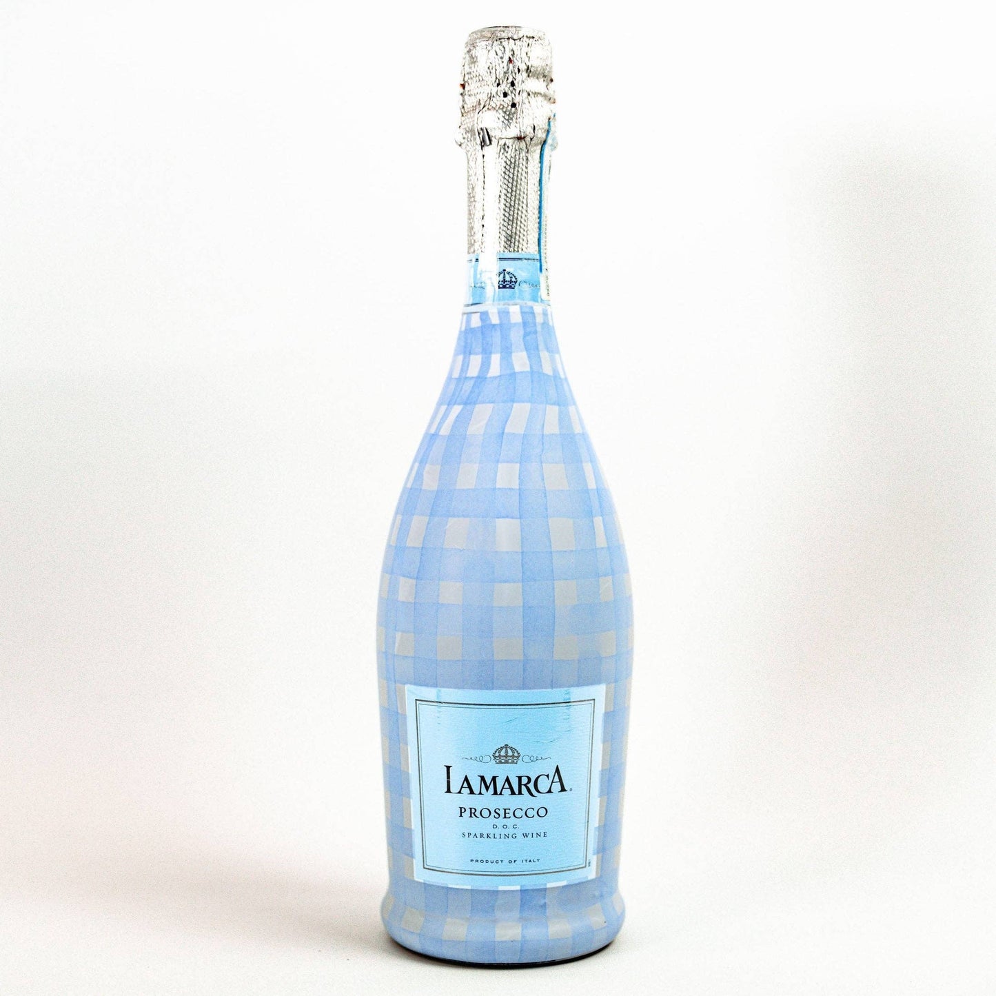 Beau Bottles Wrap |  Powder Blue Picnic Gingham