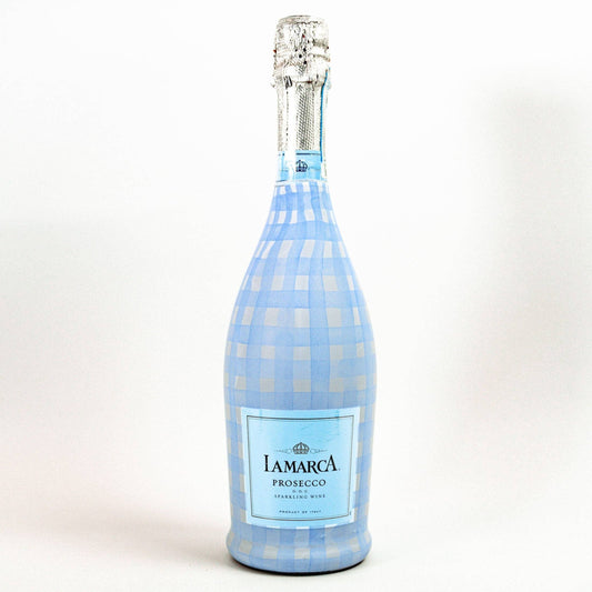 Beau Bottles Wrap |  Powder Blue Picnic Gingham