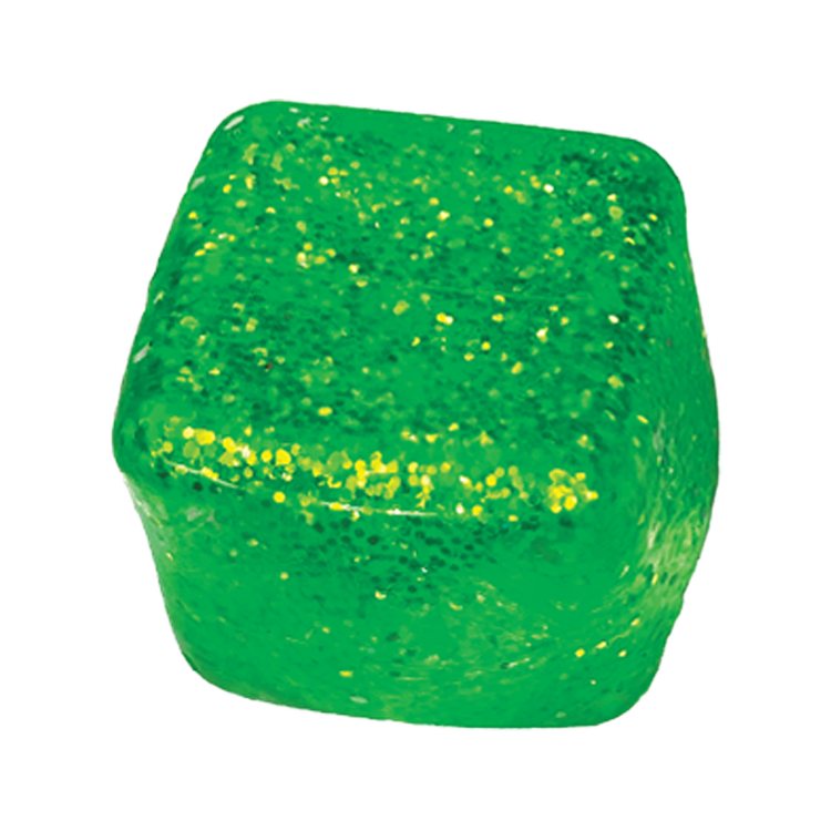 Fun Doh Glow in the Dark Squishy Sparkle Cube