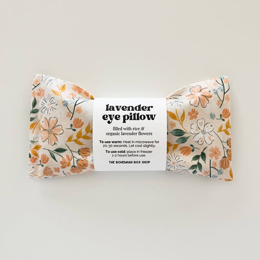 Lavender Eye Pillow | Peach Bella Floral