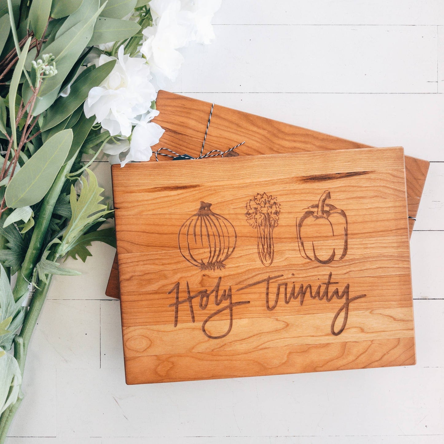 Holy Trinity Cutting Board | 7" x 8"