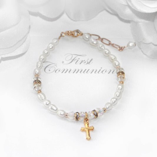 First Communion Bracelet | Gold