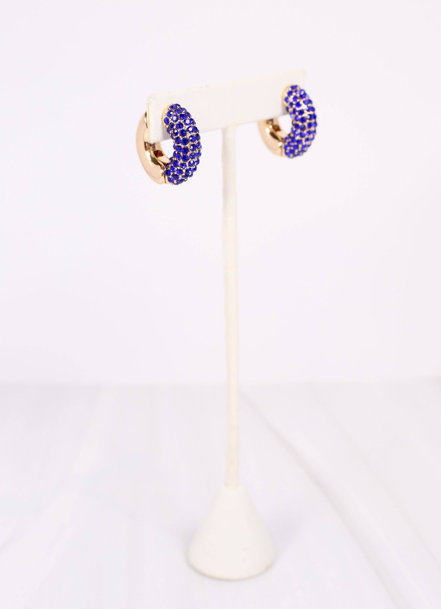 Sewell CZ Hoop Earring | BLUE