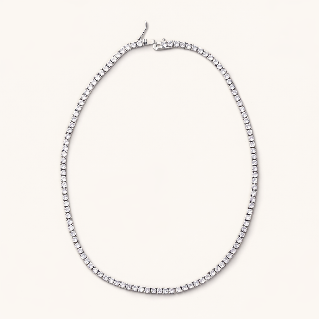 Nikki Smith Designs - Silver Gigi Tennis Necklace