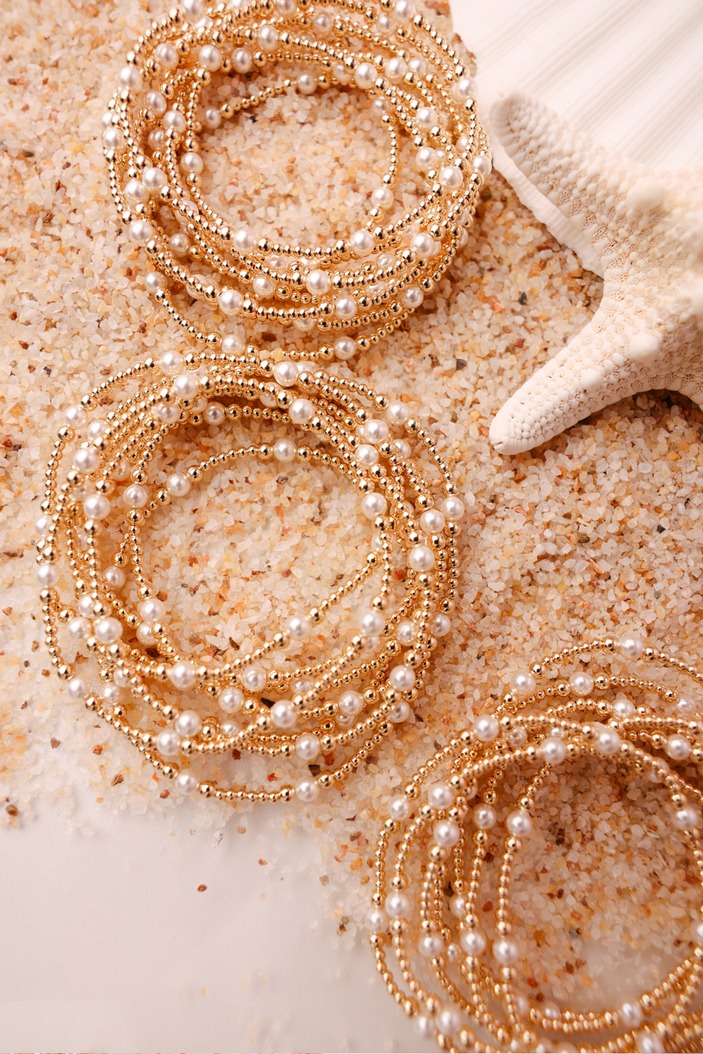 Dainty Sutton Pearl Bracelet in Gold | Standard 6.75"