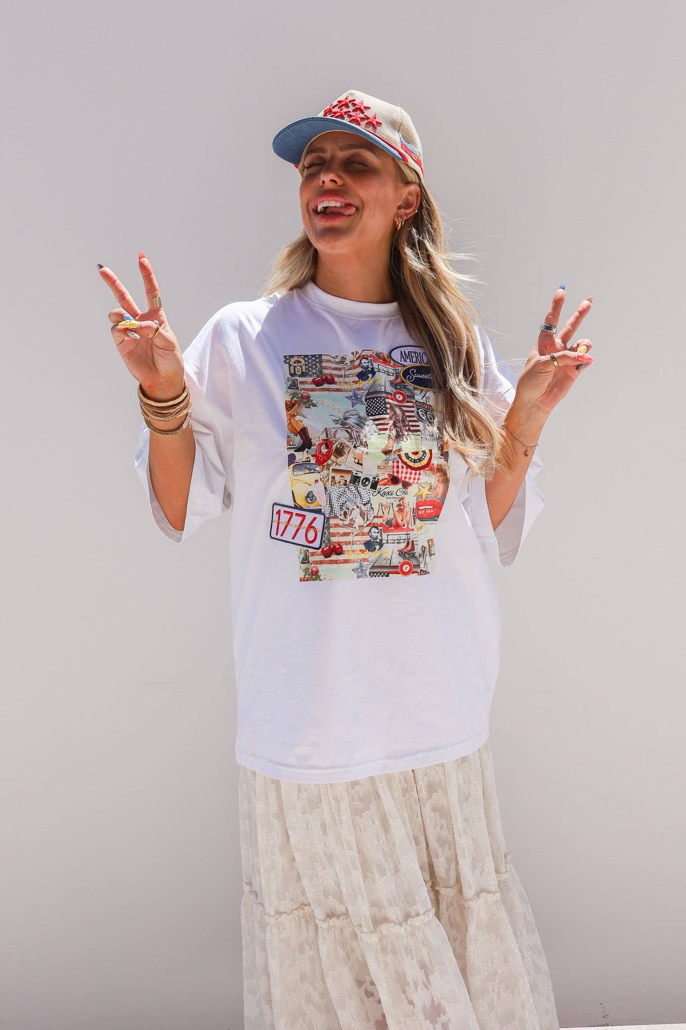 Kaxi Star Girl Mesh Trucker Hat