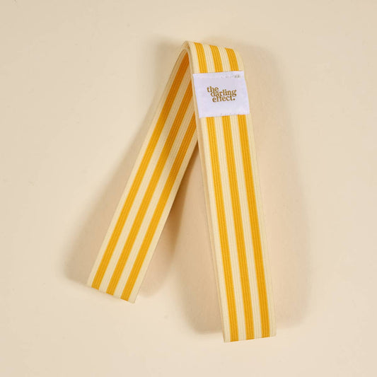 Stay-Put Towel Band | Stripes Yellow