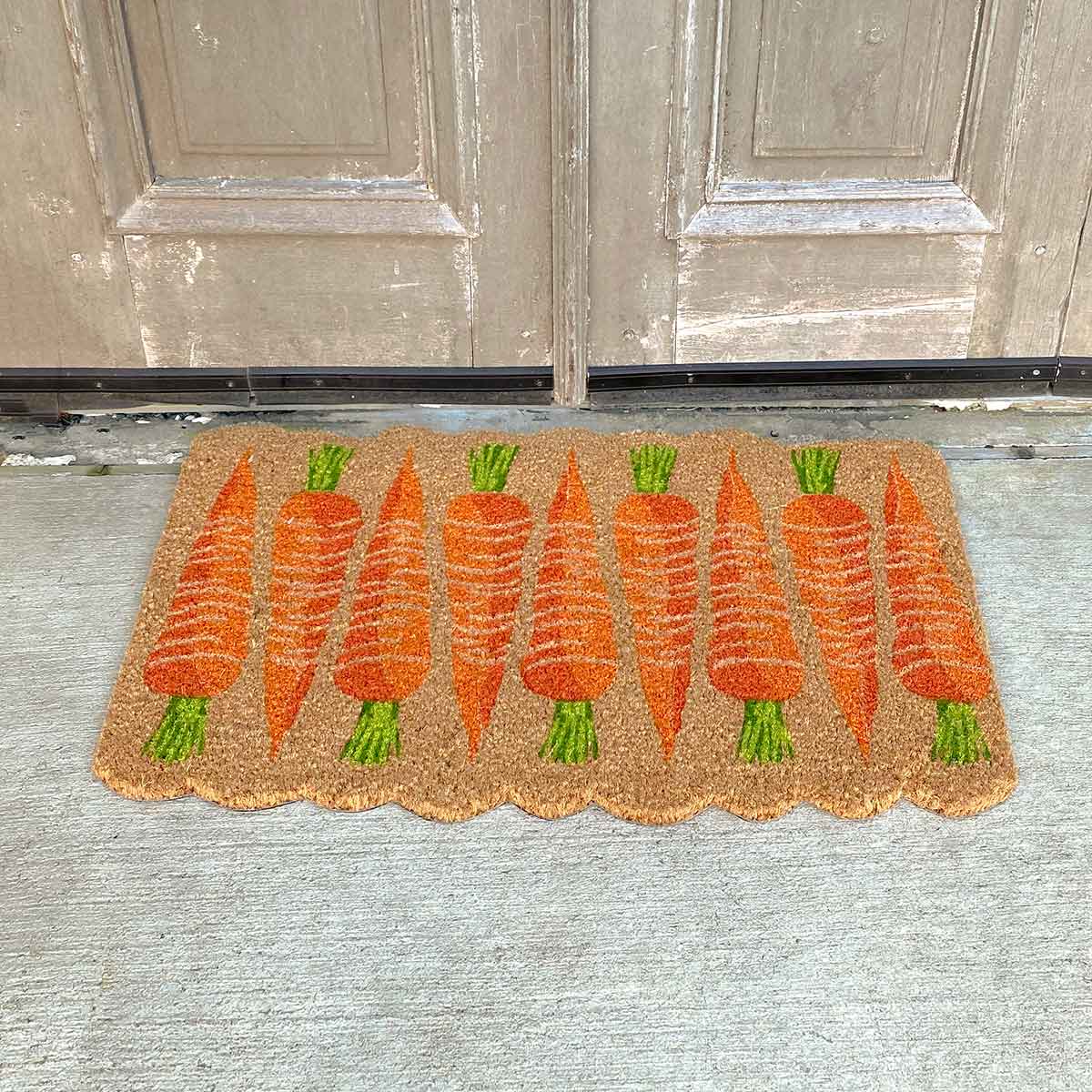 Carrot Coir Doormat | 30" x 18"