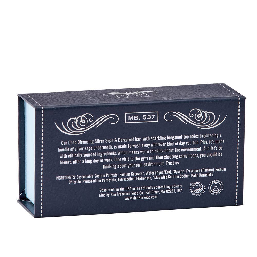 Man Bar Soap | Silver Sage & Bergamot