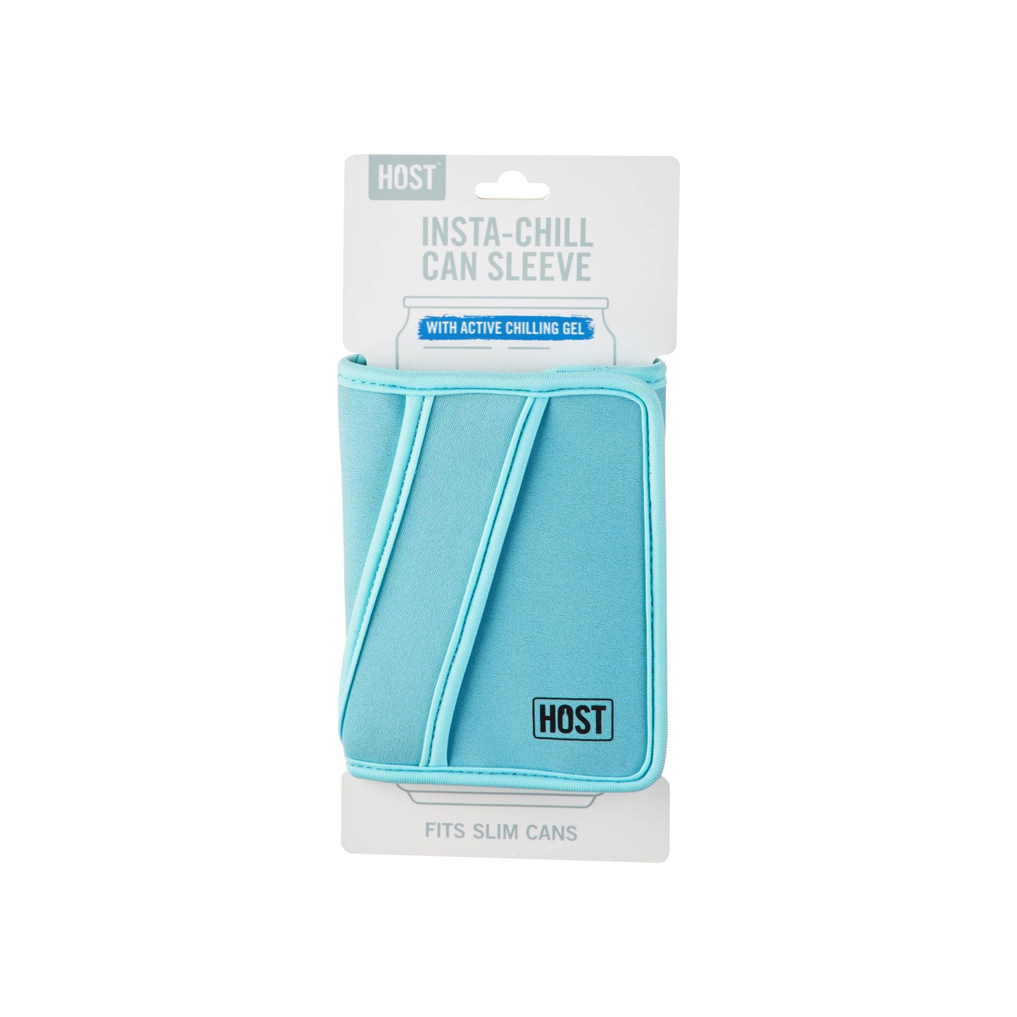 Insta-Chill Sleeve w/ Cooling Gel Slim Cans | Ice Blue