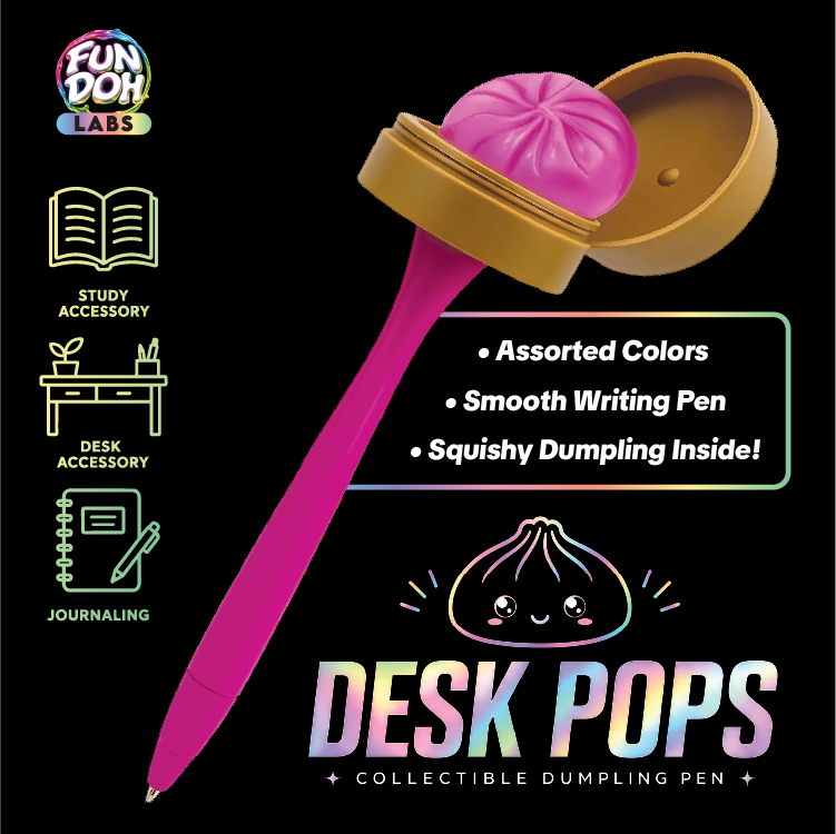 Fun Doh Squishy Dumpling Mochi Pen