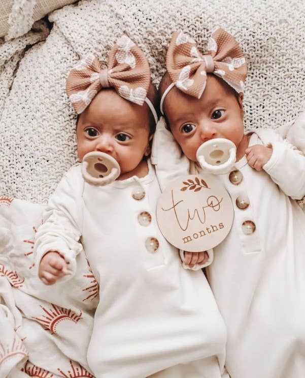 Pacifier Set | Pink Bows 0-6mo