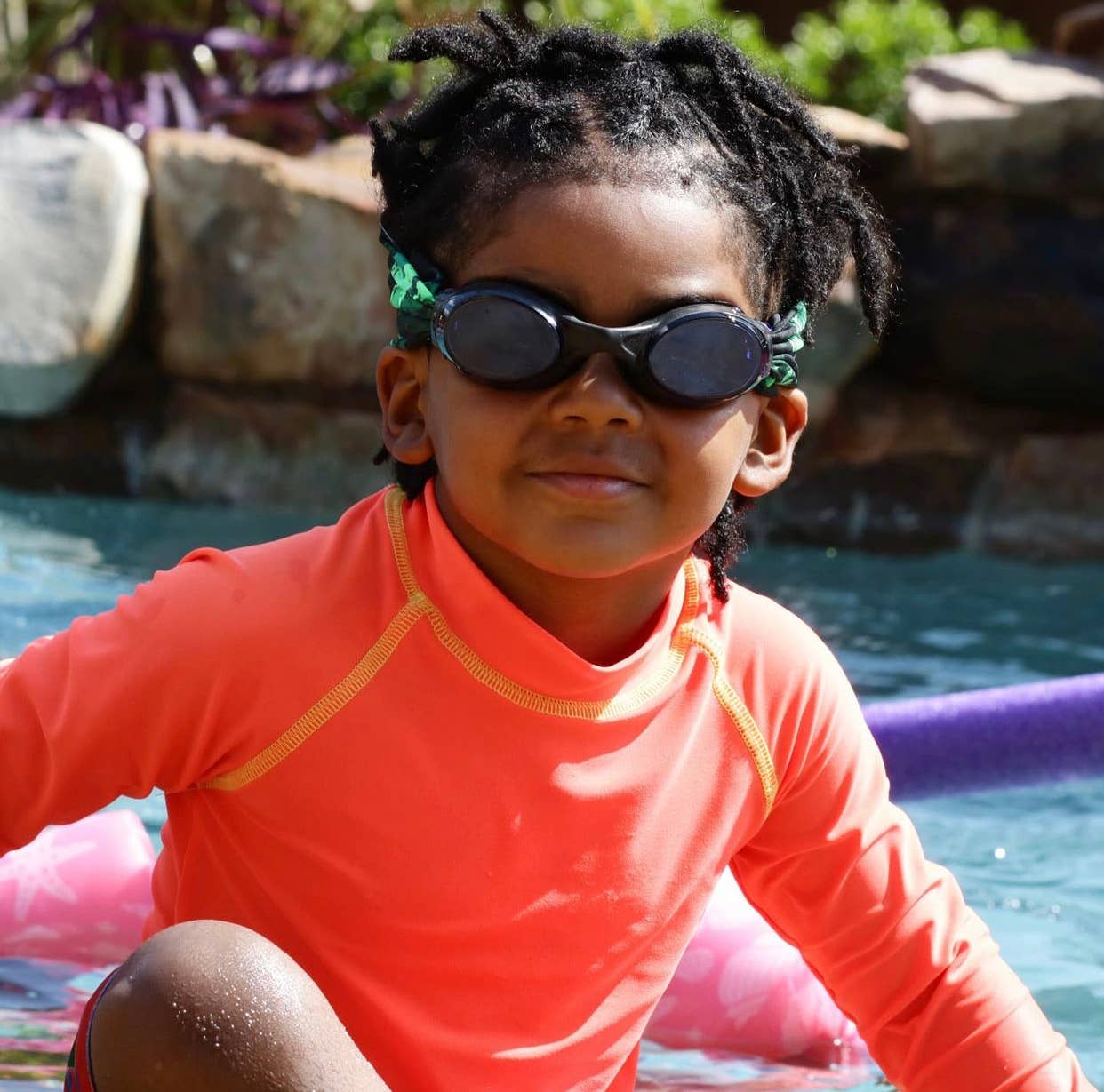 Splash Place Swim Goggles | Green Fusion