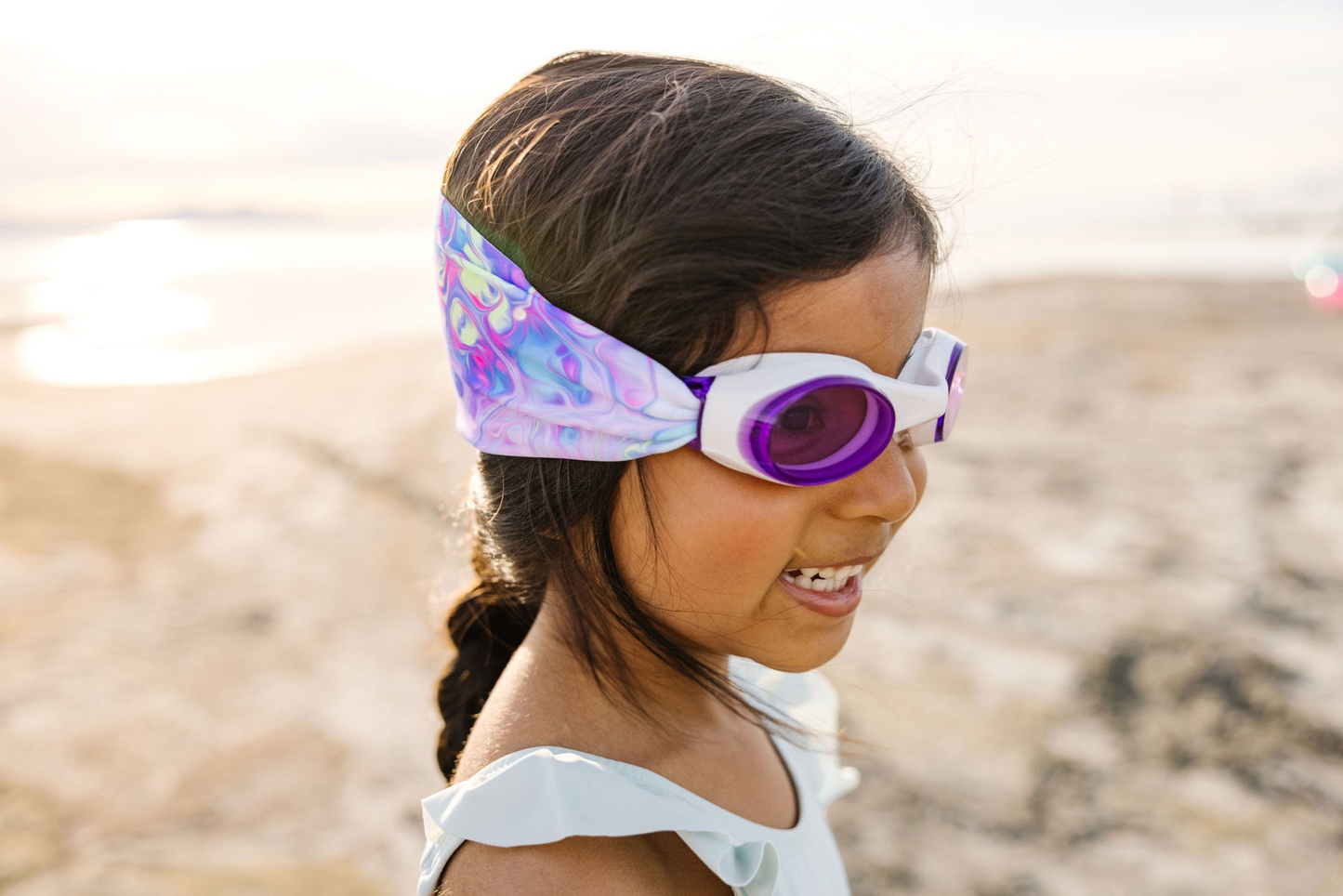 Splash Place Swim Goggles | Pastel Swirl