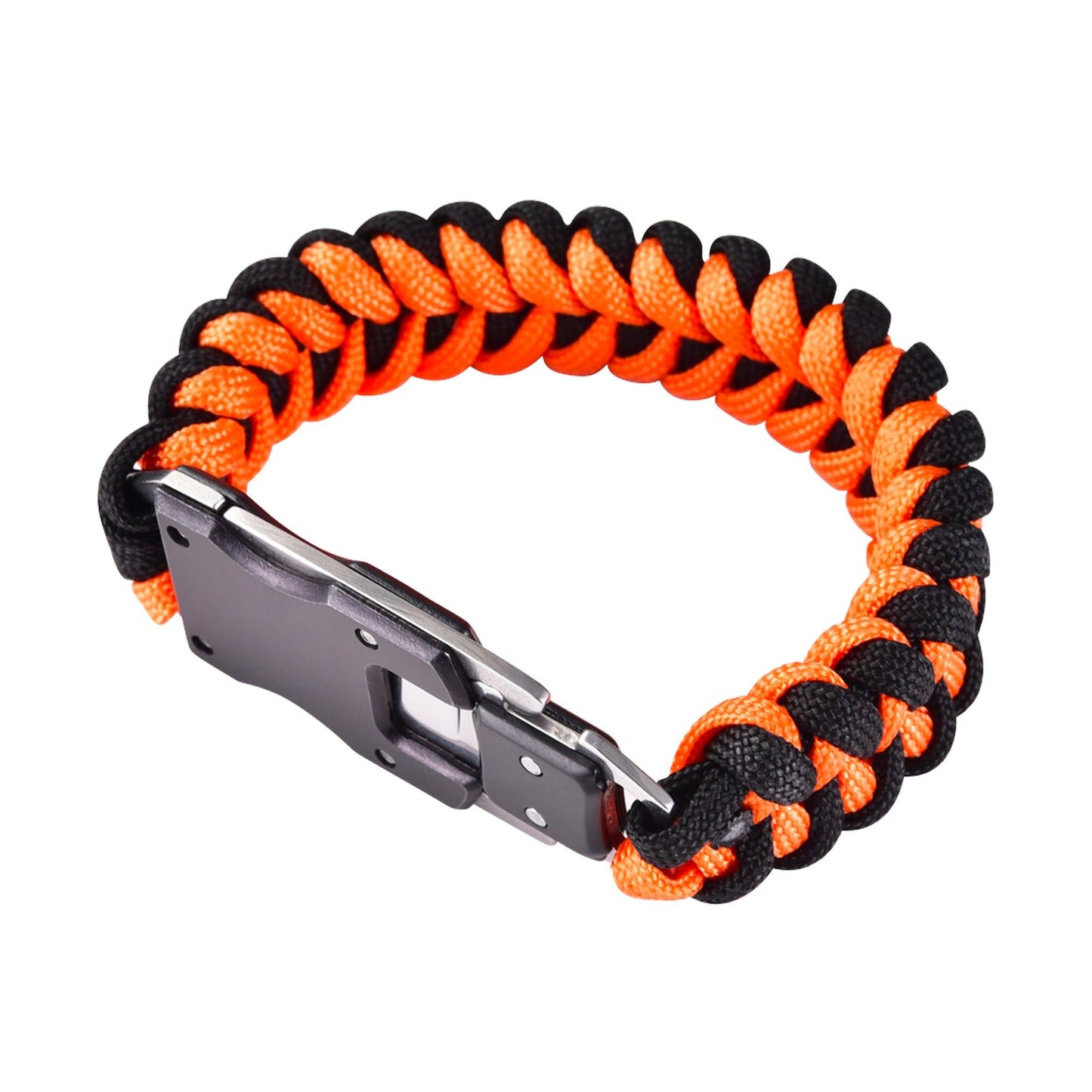 Paracord Survival Bracelet | Black