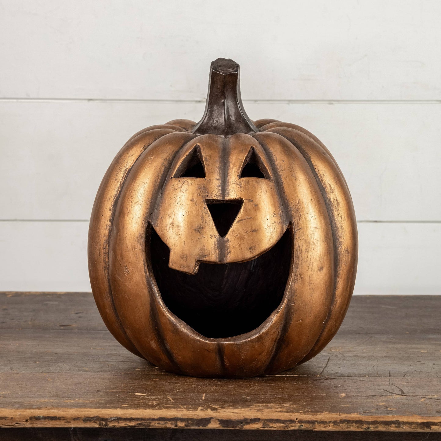 15" Gold Big Mouth Pumpkin